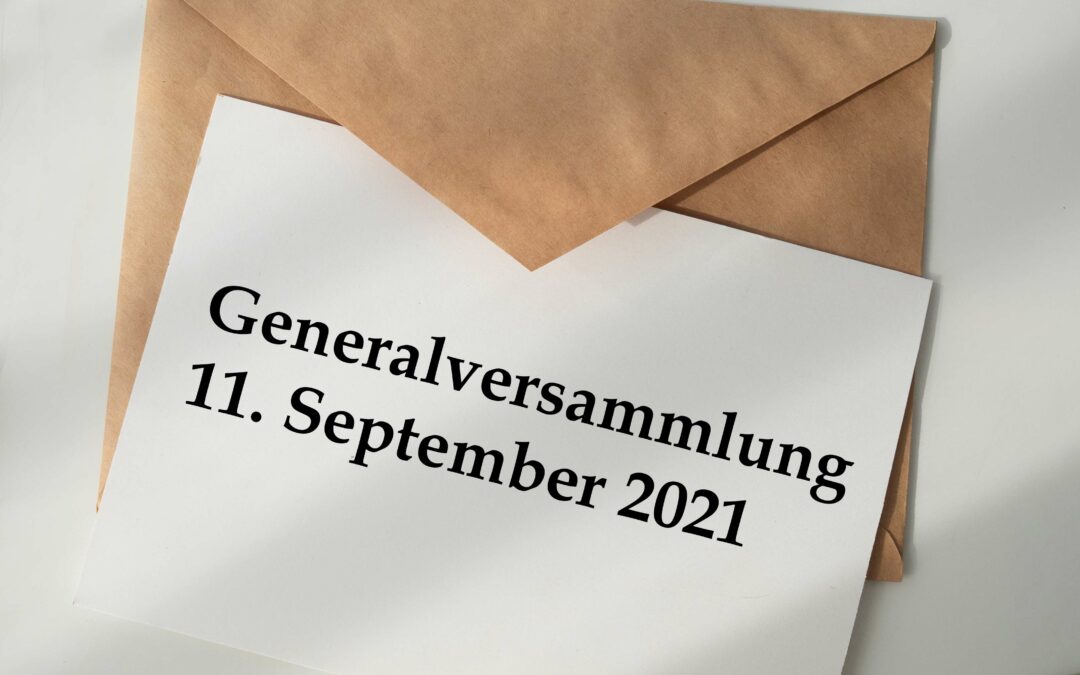 Generalversammlung 11.09.2021